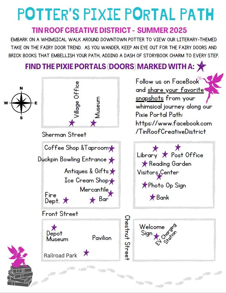 Potter's Pixie Portal Path 2025 Map